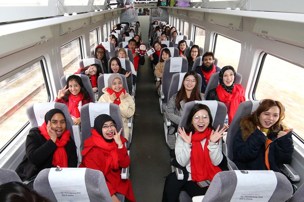 Korea Tourism Organization Nobody took off the red scarf for the rest of the trip.